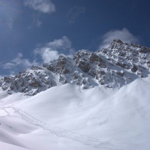 Winterliche Berge