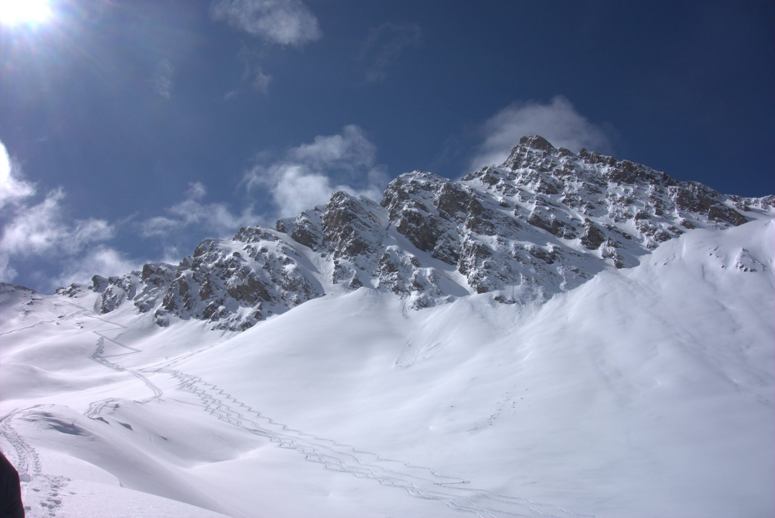 Winterliche Berge