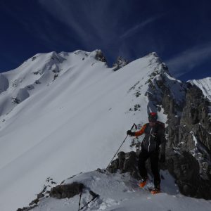 Skitourengeher am Joch