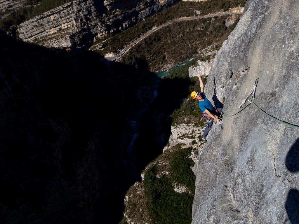 Verdon - Klettern in bestem Kalk mit Geiern über den Köpfen