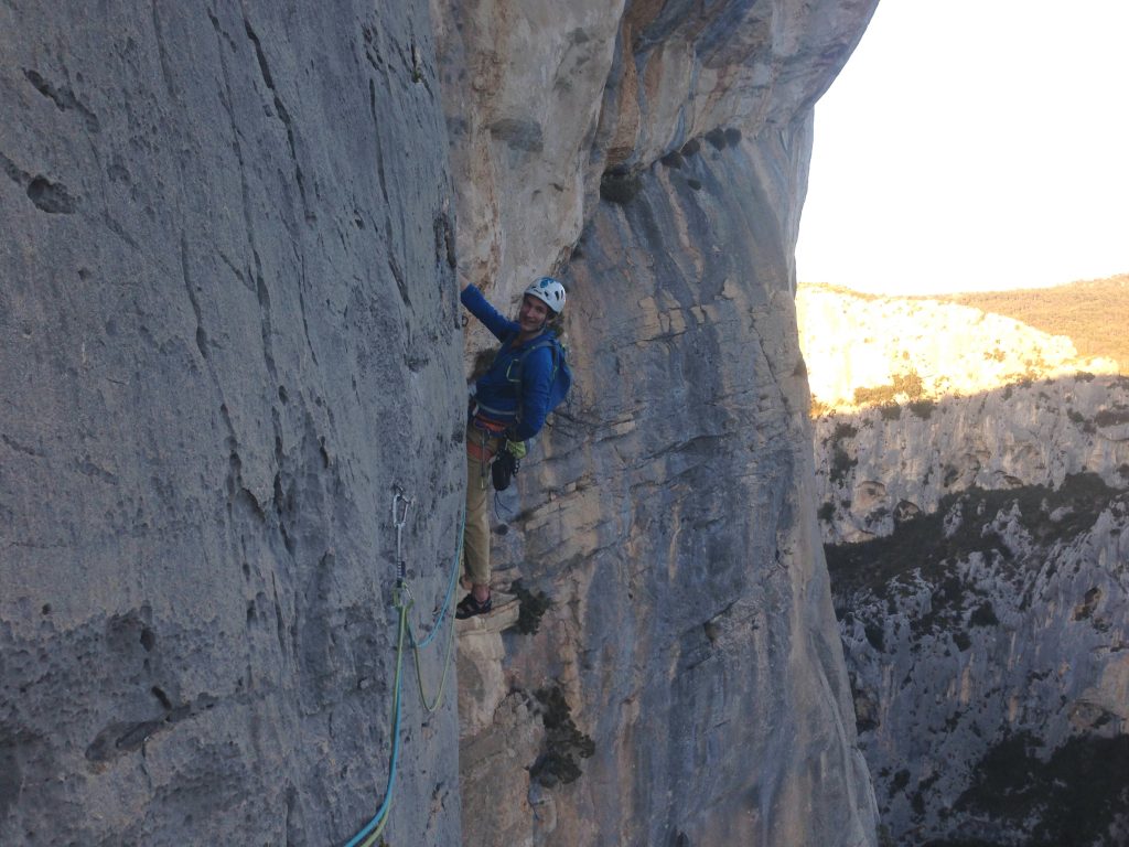 Verdon - Klettern in bestem Kalk mit Geiern über den Köpfen