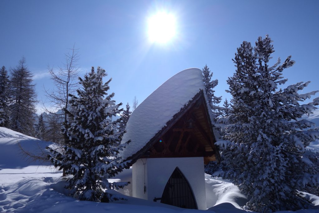 Nockspitze (2.404 m) über die steile Mairrinne