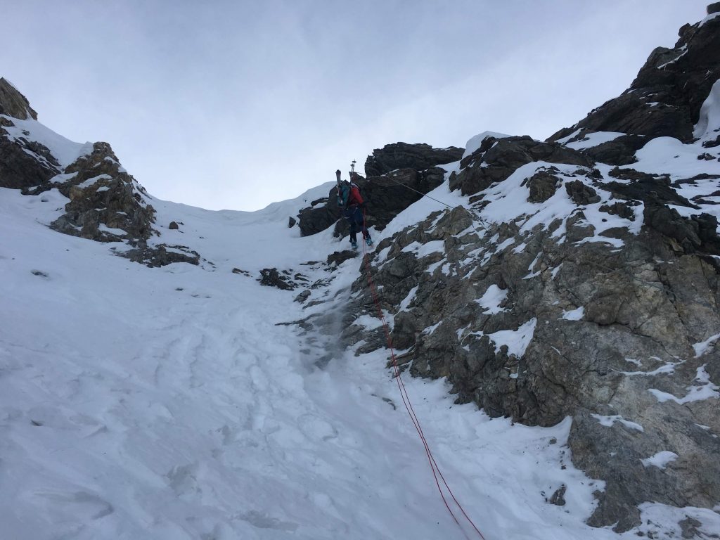 Serles Nordrinne - Steilrinnen Klassiker mit Abseilabenteuer