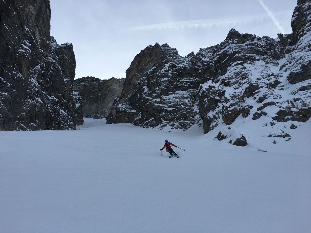 Serles Nordrinne - Steilrinnen Klassiker mit Abseilabenteuer
