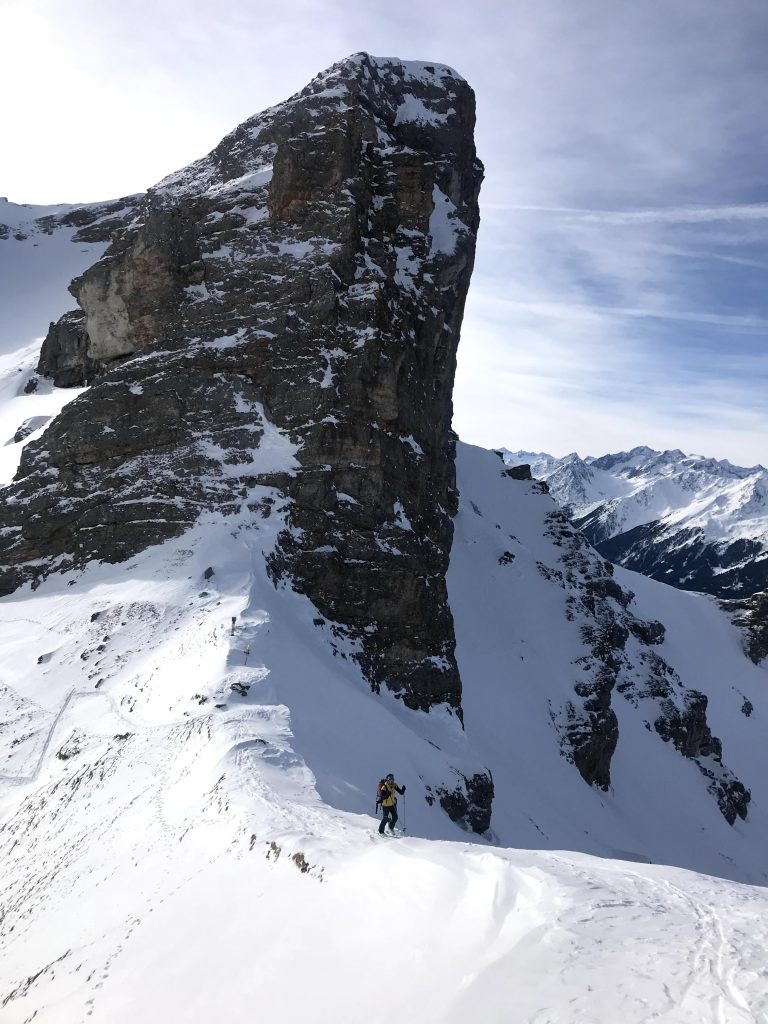 Serles Nordrinne - Steilrinnen Klassiker mit Abseilabenteuer
